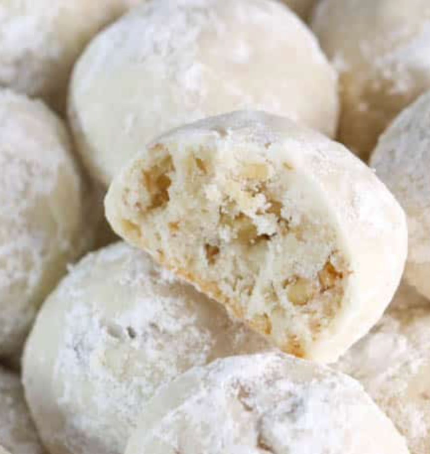 Walnut Snowball Cookies