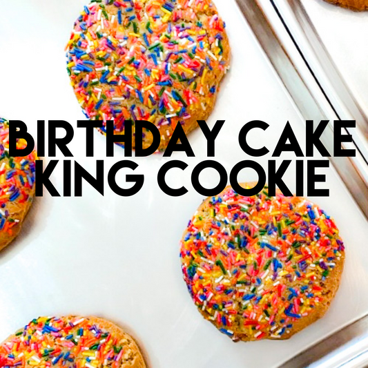 Birthday Cake King Cookie