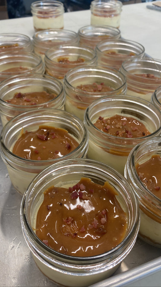 Bacon Caramel Cheesecake Jar