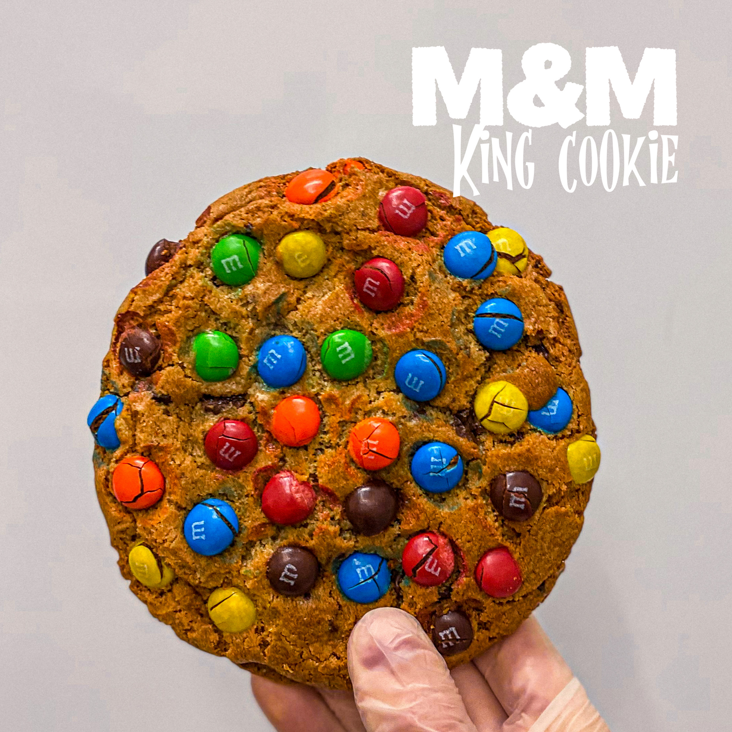M&M King Cookie
