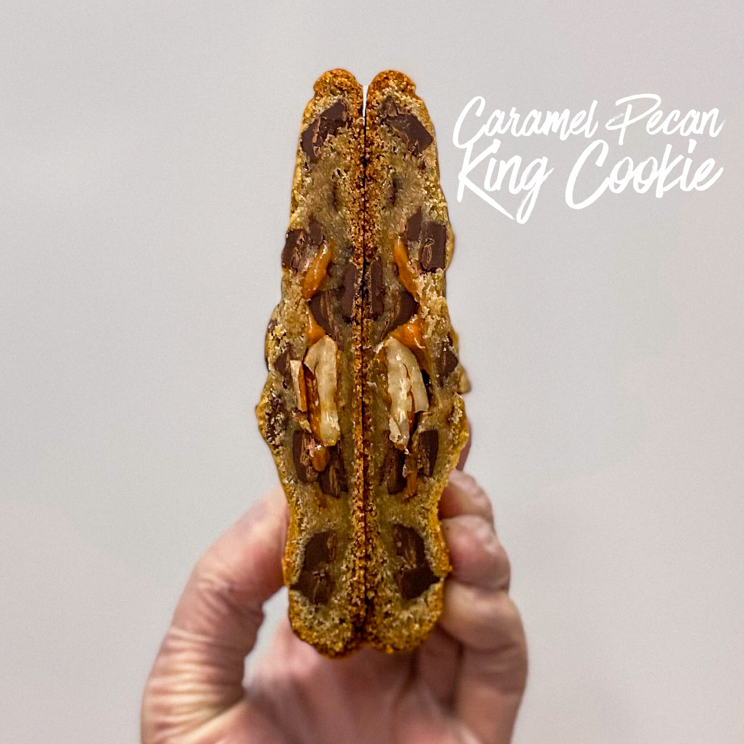 Caramel Pecan King Cookie
