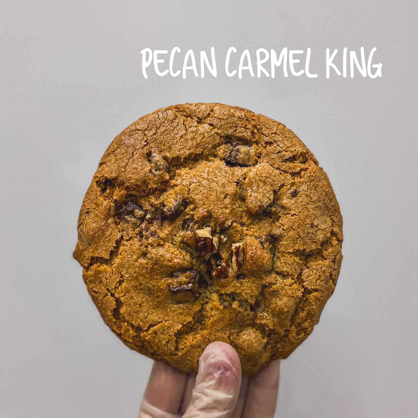 Caramel Pecan King Cookie